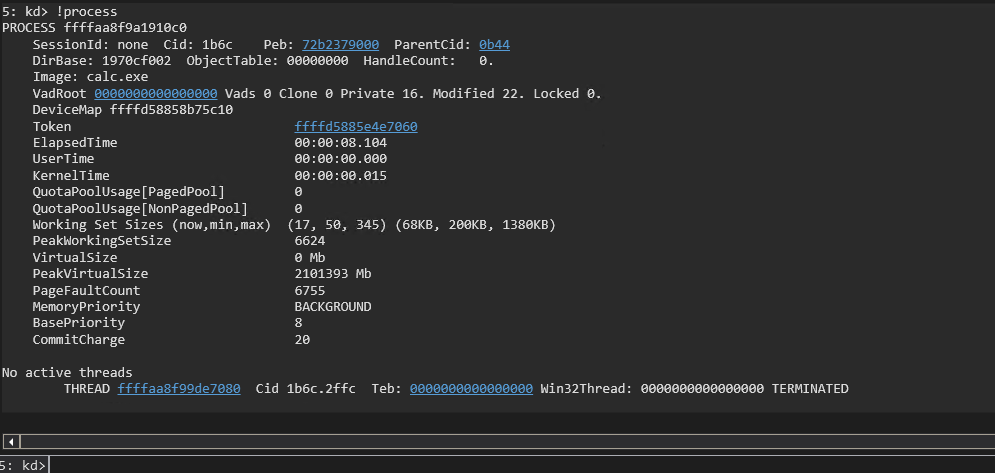 calc process details
